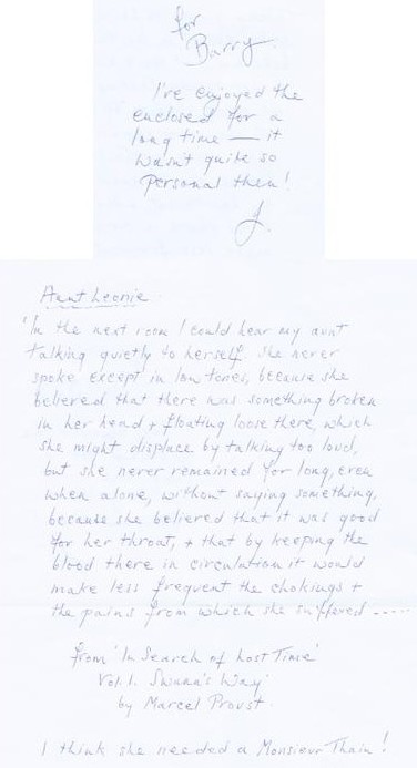 Jane's Letter